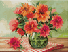 Malen nach Zahlen Bild Bunt blhende Blumen in einer Vase - VA043 von Art City