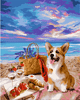Malen nach Zahlen Bild Romantisches Picknick am Meer - W010 von Wizardi