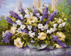 Vase mit Sommerblumen