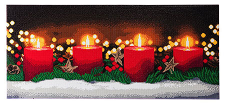 Malen nach Zahlen Bild Festliche Kerzen - CAK-A84 von Craft Buddy