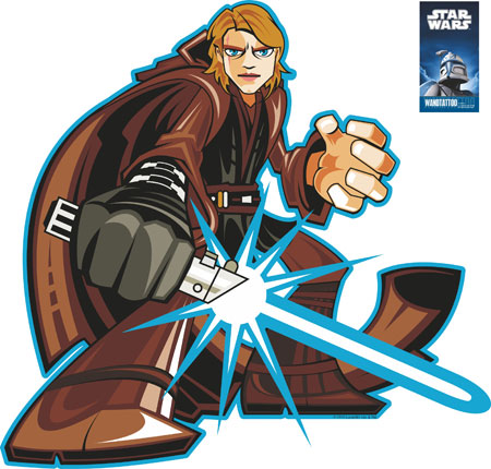 Star Wars Anakin Skywalker Comic Style