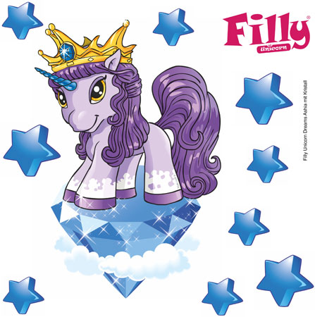 Filly Unicorn Dreams Ashia mit Kristall 11-teilig