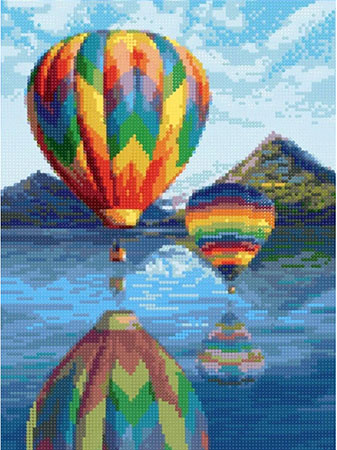 Malen nach Zahlen Bild Heißluftballone - VA011 von Art City