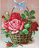 Malen nach Zahlen Bild Korb voller Rosen - AZ-1451 von Artibalta
