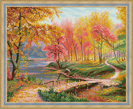 Malen nach Zahlen Bild Herbst im Alten Park - AZ-1822 von Artibalta