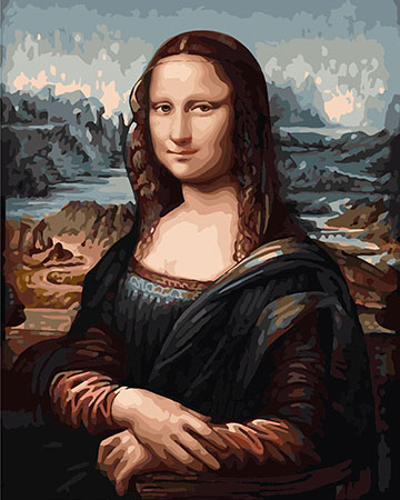 Malen nach Zahlen Bild Mona Lisa - G014 von Artibalta