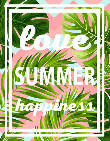 Malen nach Zahlen Bild Love, Summer, Happiness - T010 von Artibalta