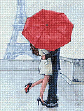 Malen nach Zahlen Bild Liebe in Paris - WD3015 von Artibalta