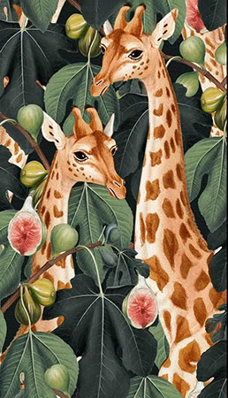 Malen nach Zahlen Bild Versteckte Giraffen - WD3031 von Artibalta