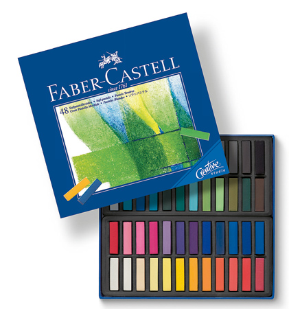 Faber Castell Softpastellkreiden 1/2 Lnge 48er Kartonetui