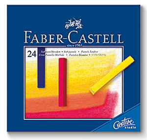 Faber Castell Softpastellkreiden ganze Lnge 24er Kartonetui