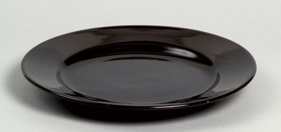 Schwarze Keramik - Teller