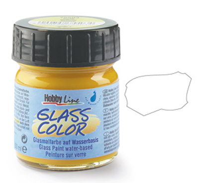 Glasmalfarbe, transp., wasserbasis, Farblos Gl. 50 ml