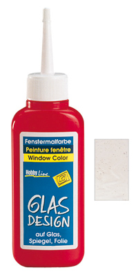 Glas Design Fenstermalfarbe Kristallklar Fl. 80 ml