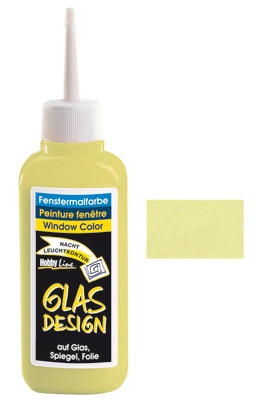 Glas Design Nachtleuchtfarbe Gelb Fl. 80 ml