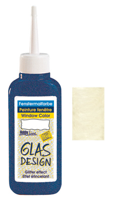 Glas Design Fenstermalfarbe Perlmutt-Lagune Fl. 80 ml
