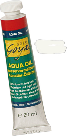Aqua Oil Knstlerlfarbe Titanwei