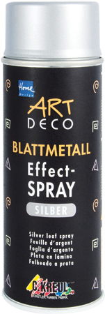 Blattmetall Effect-Spray Silber