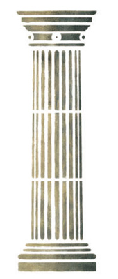 Selbstklebende Schablone Sule 2, 18 x 50 cm
