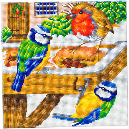 Malen nach Zahlen Bild Hungrige Vögel - CAK-A120M von Craft Buddy