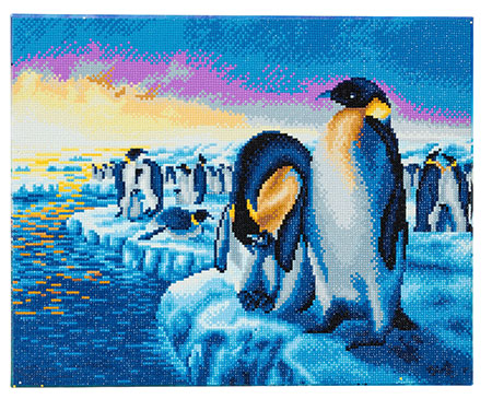 Malen nach Zahlen Bild Arktische Pinguine - CAK-A60 von Craft Buddy