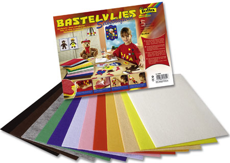 Bastelvlies 5 farbig sortiert