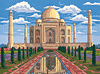Malen nach Zahlen Bild Taj Mahal - 109103 von Mammut