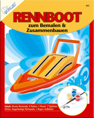 Bastel-Set Rennboot
