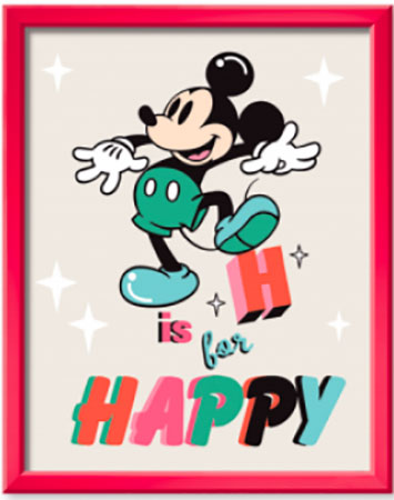 Malen nach Zahlen Bild Disney: H is for Happy - 20011 von Ravensburger