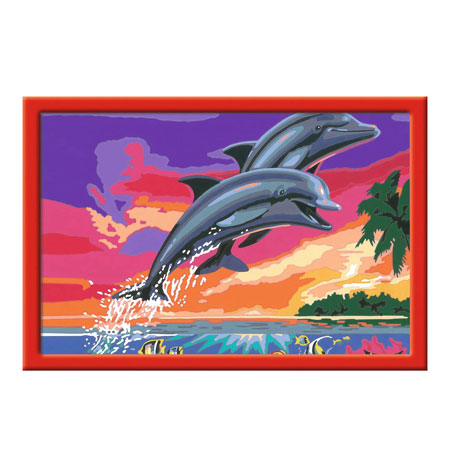 Malen nach Zahlen Bild Welt der Delfine  - 28907  von Ravensburger