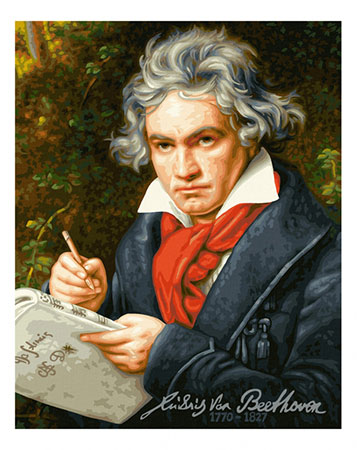 Malen nach Zahlen Bild Ludwig van Beethoven - 609130834 von Schipper