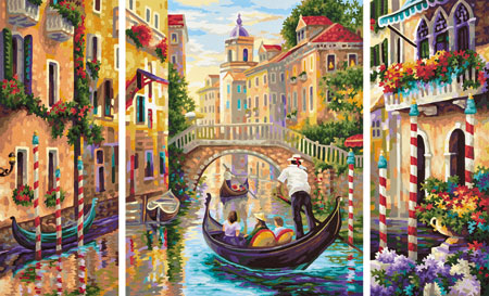 Malen nach Zahlen Bild Venedig - Die Stadt in der Lagune - 609260736 von Schipper