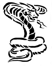 Tattooschablone  - Kobra