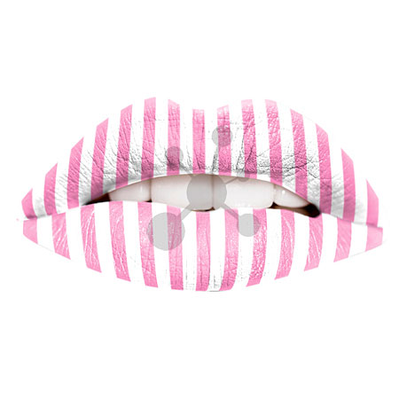 Lippentattoo Candy Stripes