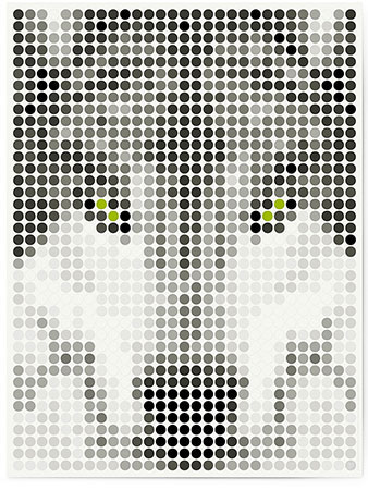 Malen nach Zahlen Bild DOT ON ART - Wolfsporträt - wild-wolf-XL von Dot On
