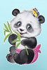 Malen nach Zahlen Bild Kleiner Panda - WD2368 von Artibalta