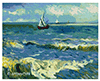 Malen nach Zahlen Bild Meerblick, van Gogh - 05ART40500168 von Artibalta