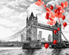 Malen nach Zahlen Bild Tower Bridge - C037 von Artibalta