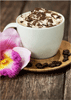 Malen nach Zahlen Bild Kaffee mit Blumen - WD037 von Artibalta