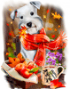 Malen nach Zahlen Bild Herbsthund - WD2349 von Artibalta