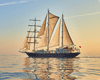 Malen nach Zahlen Bild Segelschiff auf langer Reise - WD3060 von Artibalta