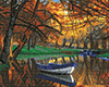 Malen nach Zahlen Bild Herbstlicher Tag am See - CAK-A101L von Craft Buddy