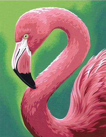 Malen nach Zahlen Bild Flamingo - 91677 von Paintworks