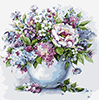 Malen nach Zahlen Bild Zarte Blumen in Vase - MG2102e von Protsvetnoy