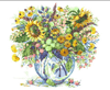 Malen nach Zahlen Bild Sonnenblumen in der Vase - mg2062e von Protsvetnoy