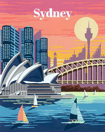 Malen nach Zahlen Bild Colorful Sydney - 23526 von Ravensburger