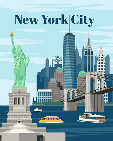 Malen nach Zahlen Bild Colorful New York City - 23686 von Ravensburger
