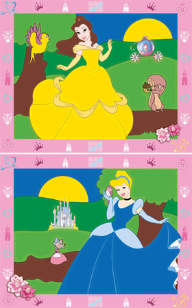Malen nach Zahlen Bild Cinderella und Belle - 27752 von Ravensburger