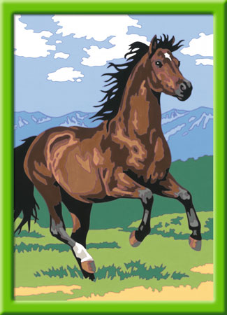 Malen nach Zahlen Bild Galoppierendes Pferd - 28569 von Ravensburger