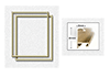 Malen nach Zahlen Bild Zwei goldfarbene Aluminium Bilderrahmen 24 x 30 cm - 605200762 von Schipper